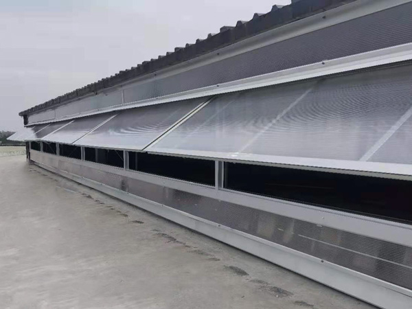 側開型電動采光排煙天窗